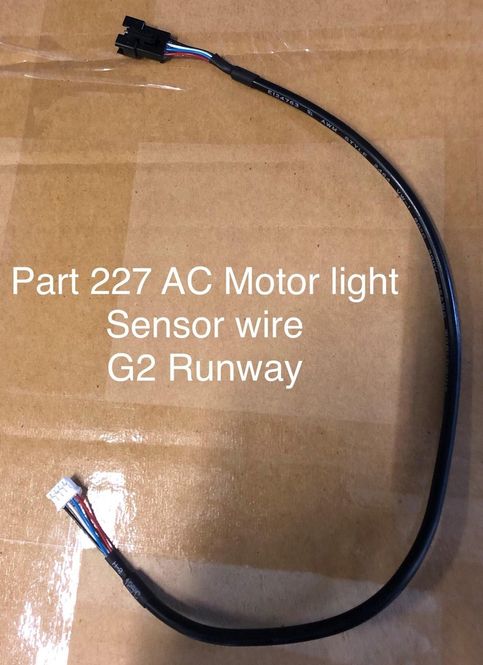 Hovedbilde AC Motor Light Sensor Wire Part 227 G2 Runway