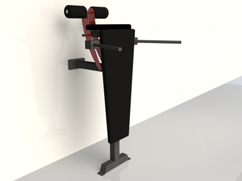 GYM2000 Brutalbenk veggmontert