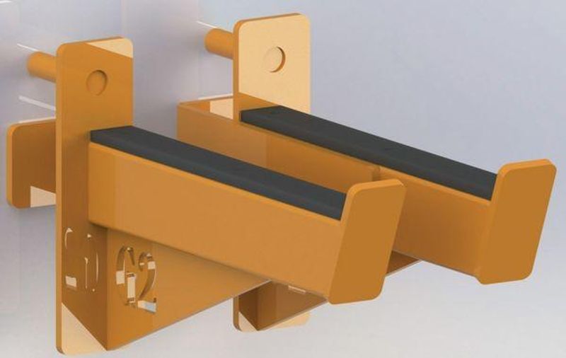 GYM2000 Sikkerhetsarmer, par Cage, Half Rack, 80x80