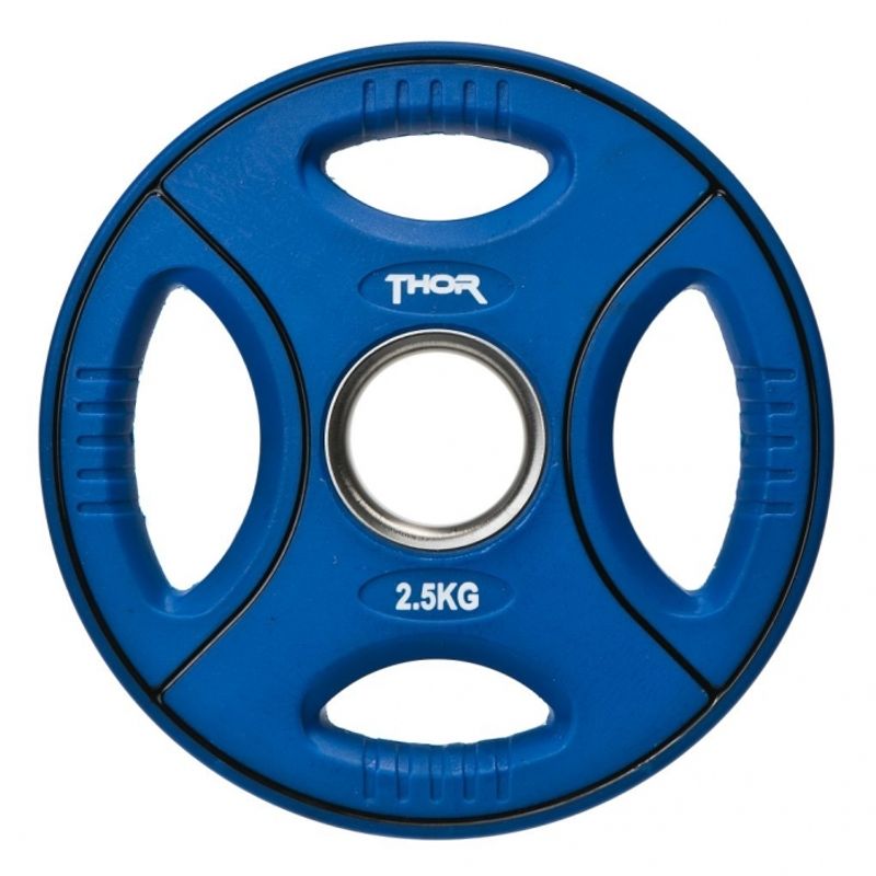 TF PU Vektskiver med håndtak 2.5kg