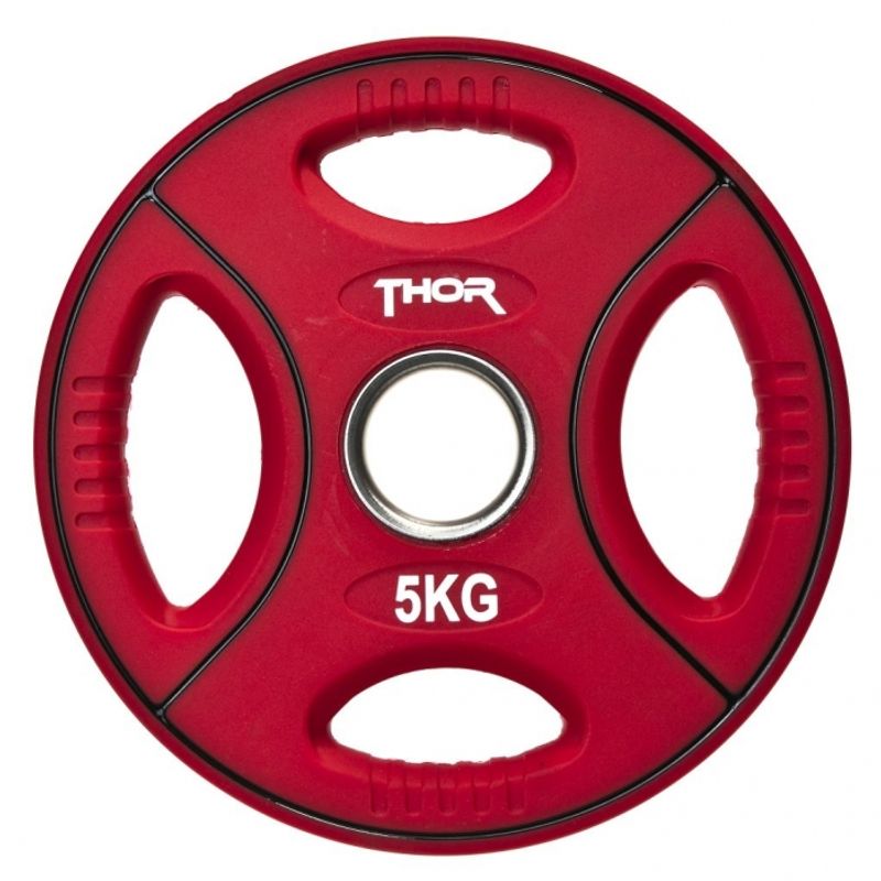 TF PU Vektskiver med håndtak 5kg